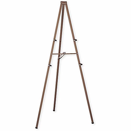 Quartet® Steel Tripod Easel, 96" x 48", Bronze