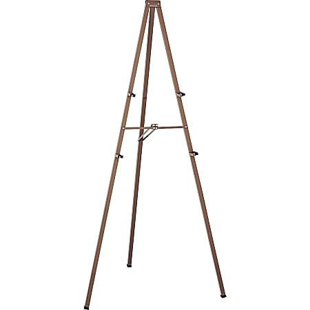 Quartet® Steel Tripod Easel, 96" x 48", Bronze