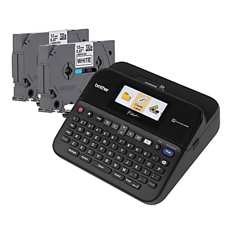 Brother P Touch D600 Label Maker W Tape - Office Depot