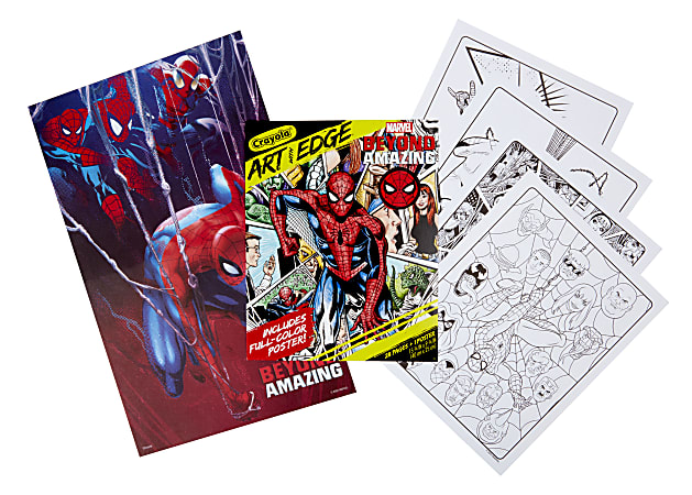 Crayola Art With Edge Spider-Man Beyond Amazing Coloring Book
