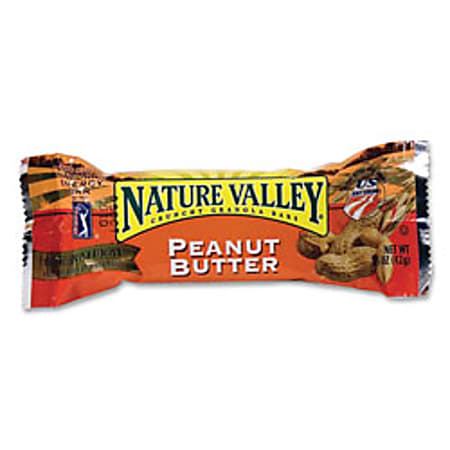 Nature Valley® Granola Bars, Peanut Butter, 1.5 Oz, Box of 18