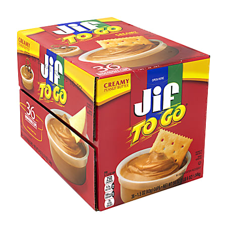 Jif To Go Peanut Butter Dipping Cups, 1.5