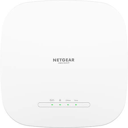 Netgear WAX615 Dual Band IEEE 802.11 a/b/g/n/ac/ax/i 3 Gbit/s Wireless Access Point - 2.40 GHz, 5 GHz - WAX615100NAS