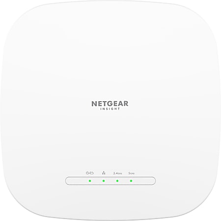 Netgear WAX615 Dual Band IEEE 802.11 a/b/g/n/ac/ax/i 3 Gbit/s Wireless Access Point - 2.40 GHz, 5 GHz - Internal - MIMO Technology - 1 x Network (RJ-45) - 2.5 Gigabit Ethernet - Wall Mountable, Ceiling Mountable