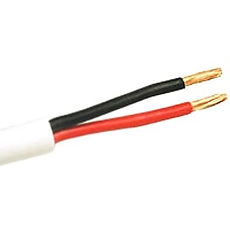 C2G 500ft 14/2 Speaker Wire - In-Wall CL2-Rated - Bare Wire - 500ft - White