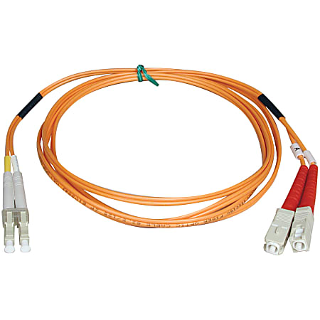 Eaton Tripp Lite Series Duplex Multimode 50/125 Fiber Patch Cable (LC/SC), 1M (3 ft.) - Patch cable - N51601M