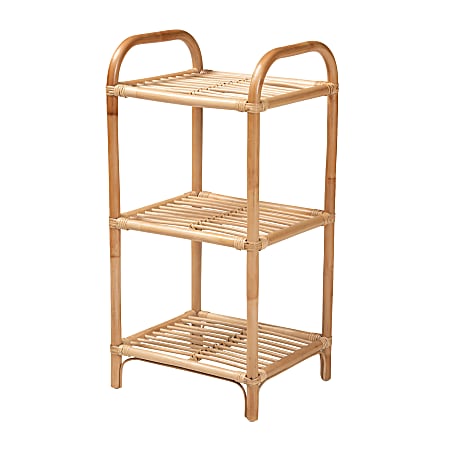 Rattan towel shelf 2025