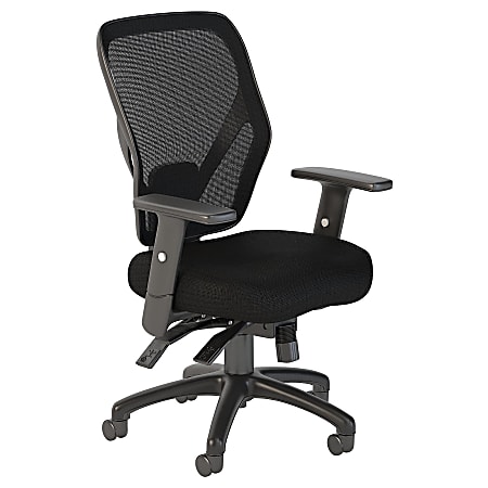 Bush corporate black mid back multifunction mesh office store chair