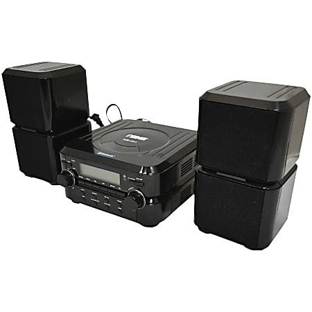 Naxa NS 441 Bluetooth CD Hi Fi 2 Speaker Microsystem With AMFM