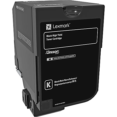 Lexmark Original Toner Cartridge - Laser - High Yield - 20000 Pages - Black