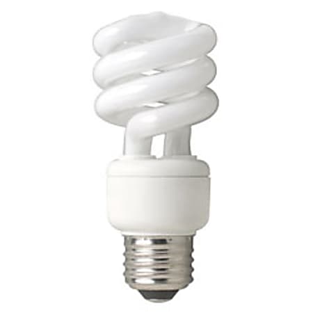 TCP DuraBright Spiral Compact Fluorescent Bulbs, 14 Watts, Soft White, Pack Of 6
