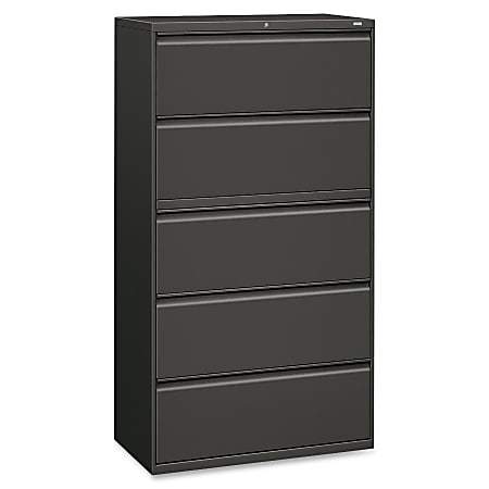 HON® 36"W x 19-1/4"D Lateral 5-Drawer File Cabinet