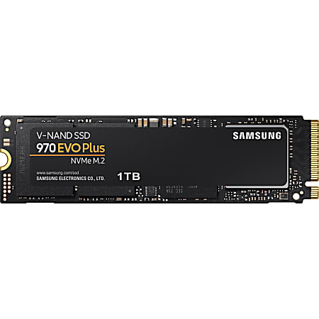 Samsung 970 EVO Plus 1 TB Solid State Drive - M.2 2280 Internal - PCI  Express NVMe (PCI Express NVMe 3.0 x4) - 600 TB TBW - 3500 MB/s Maximum  Read