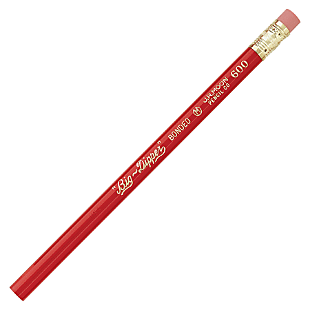Moon Products Big Dipper Jumbo Pencil, #2 Lead, Red Barrel, Pack Of 12