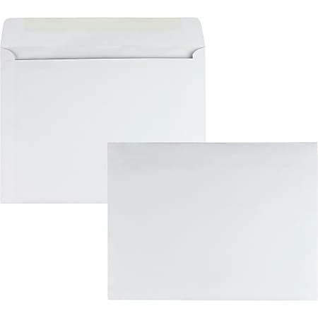 Quality Park Booklet Envelopes, 10" x 13", White, Box Of 100