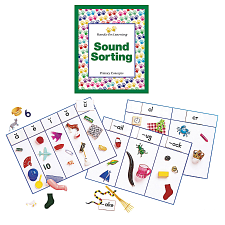 Primary Concepts™ Sound Sorting With Objects, Blends And Digraphs, Pre-K To Grade 2