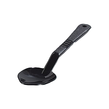 Carlisle Solid High-Heat Serving Spoons, 11"L, Black, Pack Of 12
