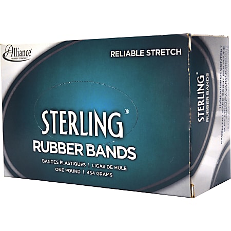 Alliance Rubber 25405 Sterling Rubber Bands 7 x 0.125 Natural Crepe 1 ...