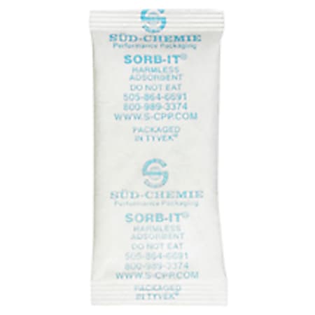 Partners Brand Silica Gel Packets 1 1/16" x 2 3/4", Case of 1,250