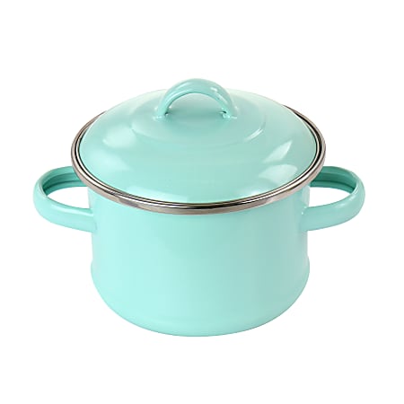 Martha Stewart Aluminum Cookware Set Mint - Office Depot