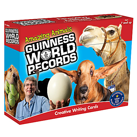 Carson-Dellosa Guinness World Records® Writing Cards: Amazing Animals