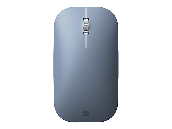 Microsoft Surface Mobile Mouse - BlueTrack - Wireless - Bluetooth - 2.40 GHz - Ice Blue - 1800 dpi - Scroll Wheel - 4 Button(s) - Symmetrical