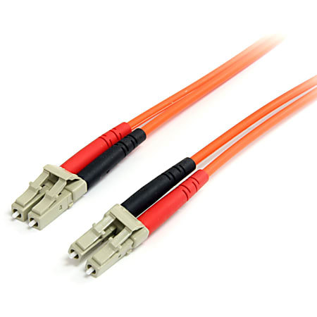 StarTech.com 5m Fiber Optic Cable - Multimode Duplex 62.5/125 LSZH Fiber Jumper Cord - LC/LC - Connect fiber network devices  - FIBLCLC5