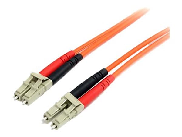 StarTech.com 5m Fiber Optic Cable  - LSZH - LC/LC - OM1 - LC to LC Fiber Patch Cable  - 5m LC Fiber Optic Cable - 5 m LC to LC Fiber Patch Cable - 5 meter LC Fiber Cable