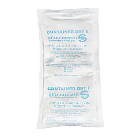 Container Dri II Individual Bags 10" x 5 3/4" x 1", Case of 32