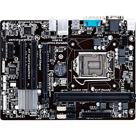 Gigabyte GA-H81M-S2PV Desktop Motherboard - Intel Chipset - Socket H3 LGA-1150 - Retail Pack
