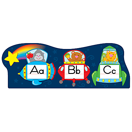 Carson-Dellosa Curriculum Bulletin Board Set: Alphabet Spaceships