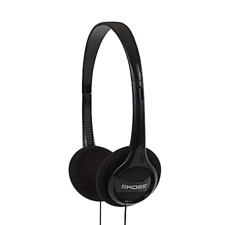 Koss® KPH7 Portable Over-The-Head Headphones, Black