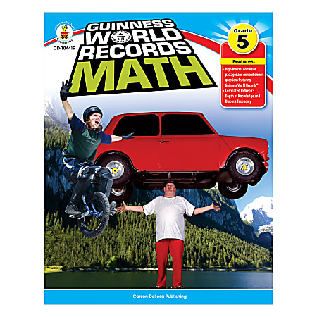Carson-Dellosa Guinness World Records® Math, Grade 5