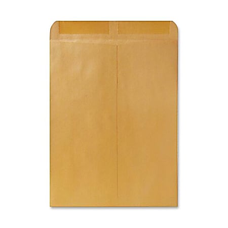 Quality Park® Catalog Envelopes, Gummed Closure, 12" x 15 1/2", Brown, Box Of 250
