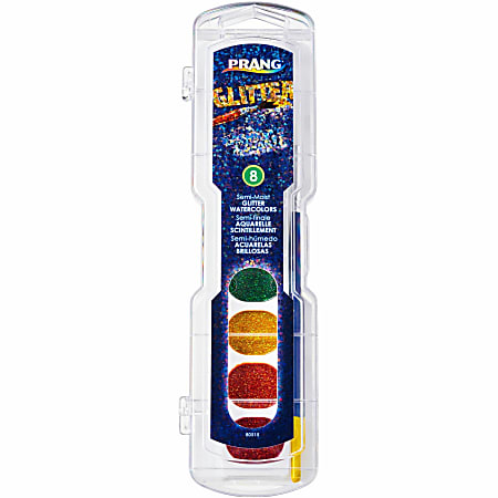 Prang Washable Glitter Watercolor Paint Set Of 8 - Office Depot