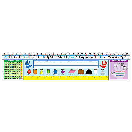 Carson-Dellosa Quick Stick® Traditional Manuscript Nameplates, Grades 1 -2