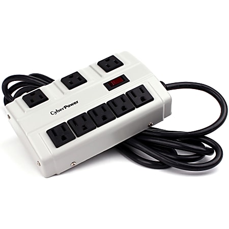 CyberPower B6010MGY Metal Surge Protector - 8 x NEMA 5-15R - 900 J - 125 V AC Input