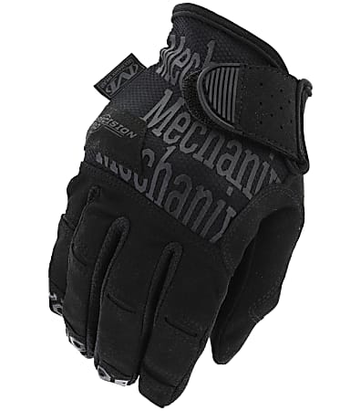 Mechanix Wear Precision Pro Polyester TrekDry Tactical Gloves, Small, Covert Black
