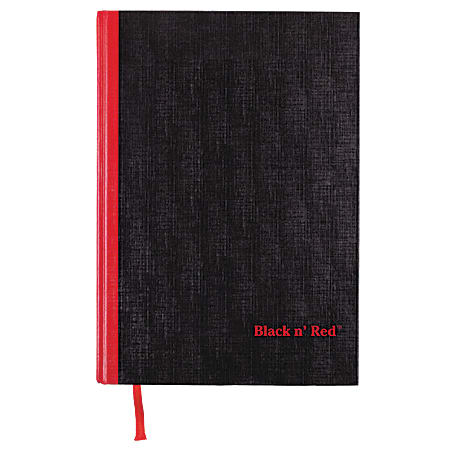 Black n&#x27; Red™ Notebook/Journal, 11 3/4" x 8