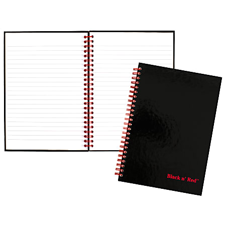 Black n&#x27; Red™ Notebook/Journal, 8 1/4" x 5