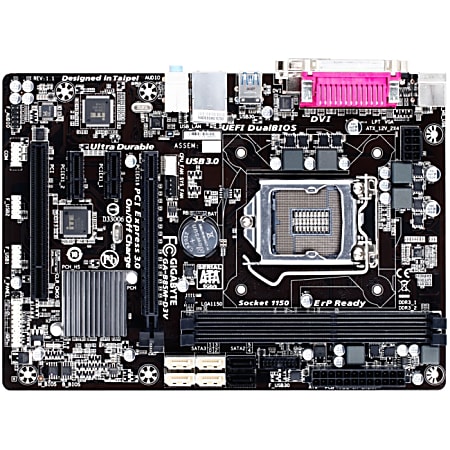 Gigabyte Ultra Durable 4 Plus GA-B85M-D3V Desktop Motherboard - Intel B85 Express Chipset - Socket H3 LGA-1150