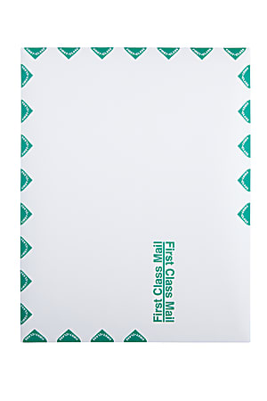 Quality Park® Redi-Strip™ Catalog Envelopes, First Class, 10" x 13", Self-Sealing, White, Box Of 100