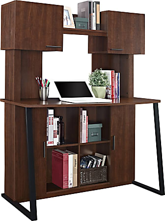 Ameriwood™ Home Wood Computer Desk With Hutch, Cherry