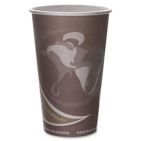 Eco-Products Recycled Hot Cups - 50 - 16 fl oz - 500 / Carton - Multi - Fiber - Hot Drink - Recycled