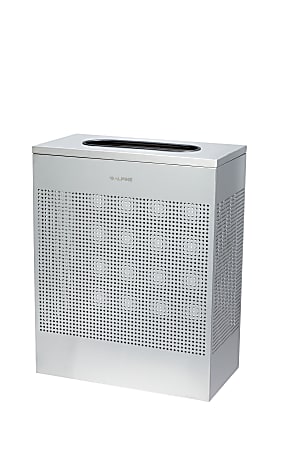 Alpine Industries Steel, Indoor Trash Can, 23 Gallon, Silver (438-23-SS)