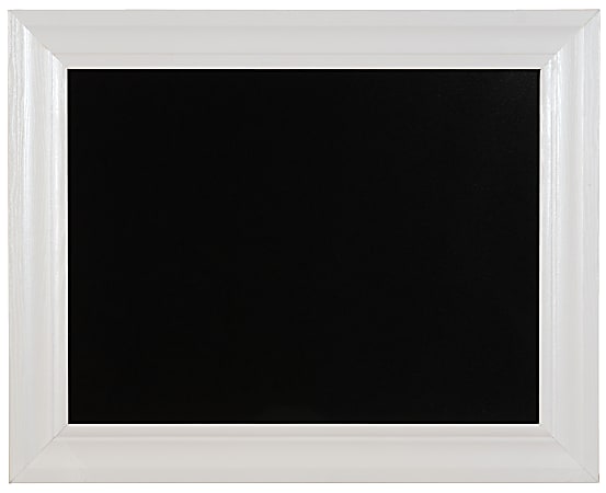 Linon Sam Home Office Chalkboard, 24" x 30", White