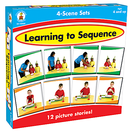 Carson-Dellosa Early Childhood Games: Learning To Sequence: 4 Scenes