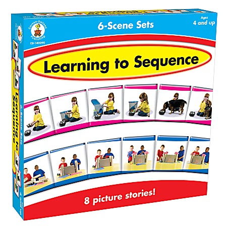 Carson-Dellosa Early Childhood Games: Learning To Sequence: 6 Scenes