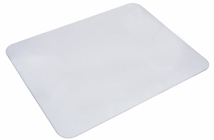 Artistic™ Eco-Clear™ Desk Pad With Antimicrobial Protection, 12" H x 17" W, Frosted Clear