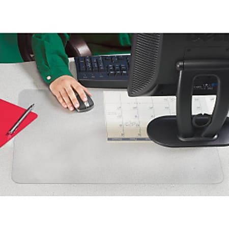 Realspace Desk Pad With Antimicrobial Protection 17 H X 22 W Clear - Office  Depot